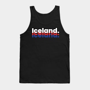 Iceland Tri-logo Graphic Tank Top